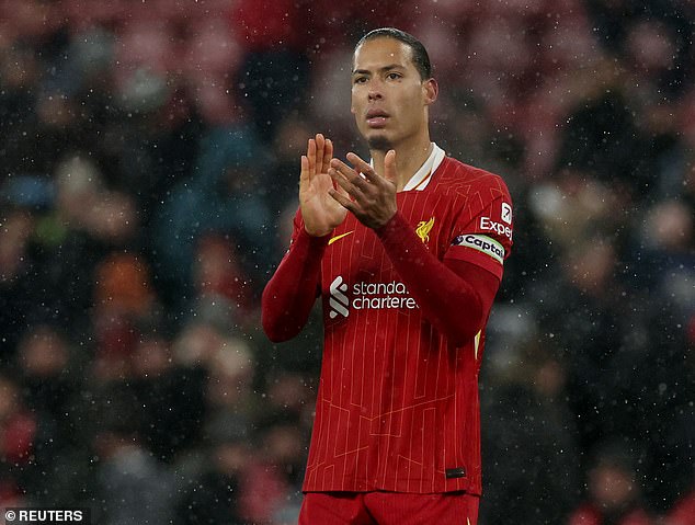 Virgil van Dijk says he is “calm” about Liverpool's contract situation, despite the deal running out along with Trent Alexander-Arnold and Mohamed Salah.