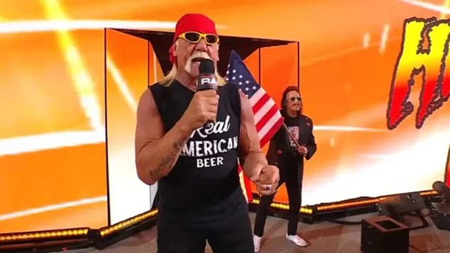 WWE fans boo Hulk Hogan outside the building during Netflix debut as the wrestling legend is left visibly shaken and struggling to deliver his promo.