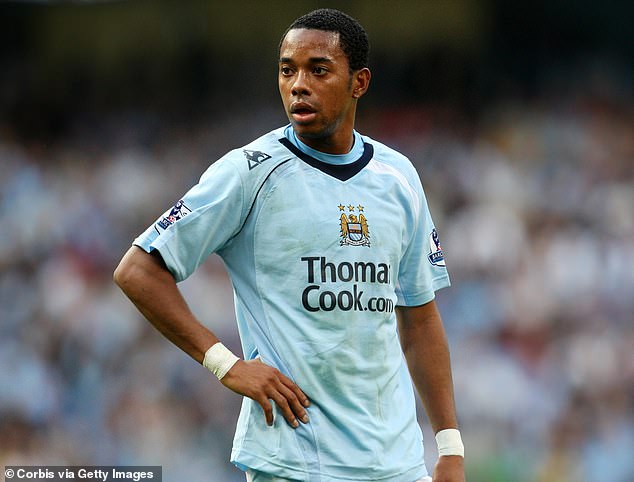 Inside Robinho's new life in prison: The former Man City star 'is locked up with a man who killed his own daughter, while inmates at the jail where he is serving nine years for rape create a version of TINDER with female prisoners'