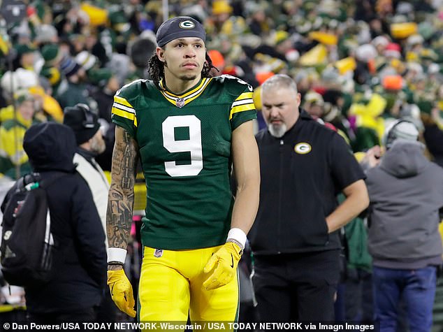 Green Bay Packers wide receiver Christian Watson out of NFL playoffs after tearing ACL