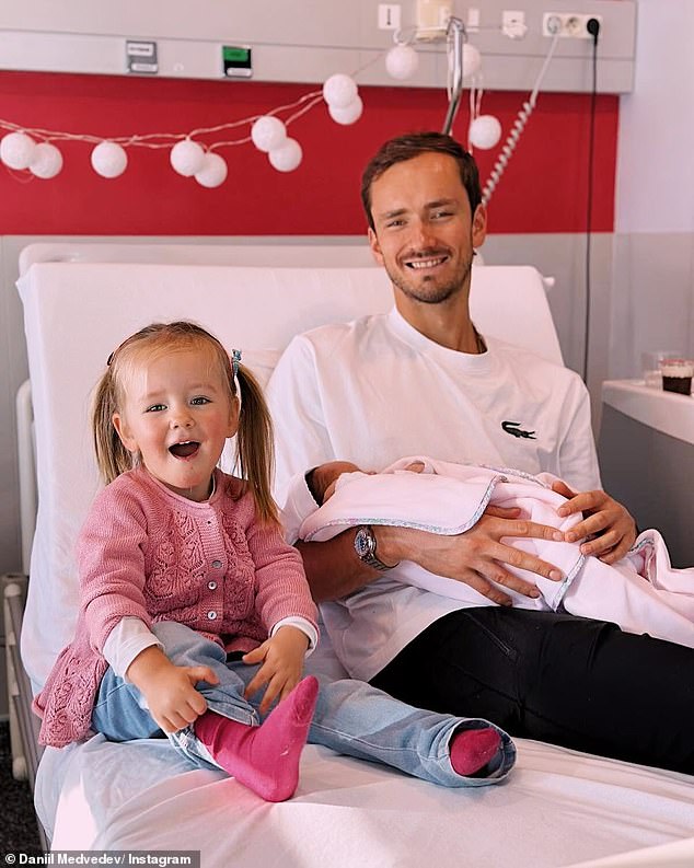 Mystery over tennis star Daniil Medvedev's mysterious absence in Australia is solved as he reveals his baby's joy