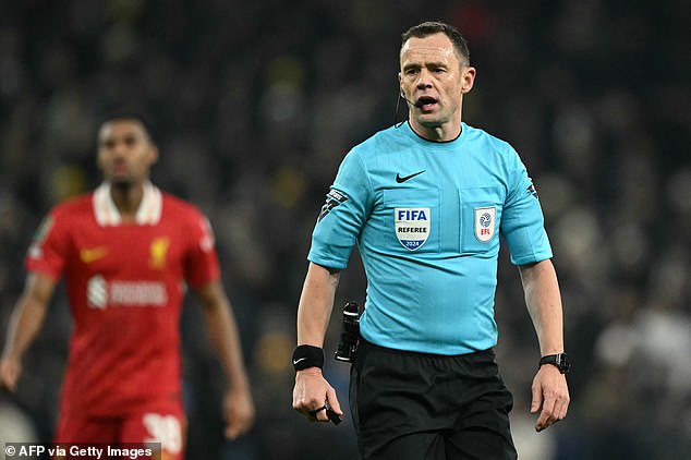 Arne Slot and Ange Postecoglou ridicule the VAR change after the decision was first announced over the stadium loudspeakers in the Carabao Cup clash between Liverpool and Tottenham.