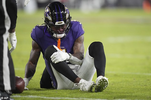 Baltimore Ravens suffer big playoff blow as Zay Flowers ruled out of Steelers' wild-card game