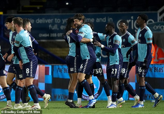 Wycombe 2-0 Portsmouth: Chairboys progress to FA Cup fourth round thanks to first-half goals from Brandon Hanlan and Sonny Bradley against Championship visitors