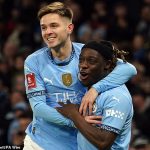 Man City 8-0 Salford City: James McAtee shows star quality with hat-trick in FA Cup rout of Class of '92 rivals as several Etihad youngsters impress in dominant win