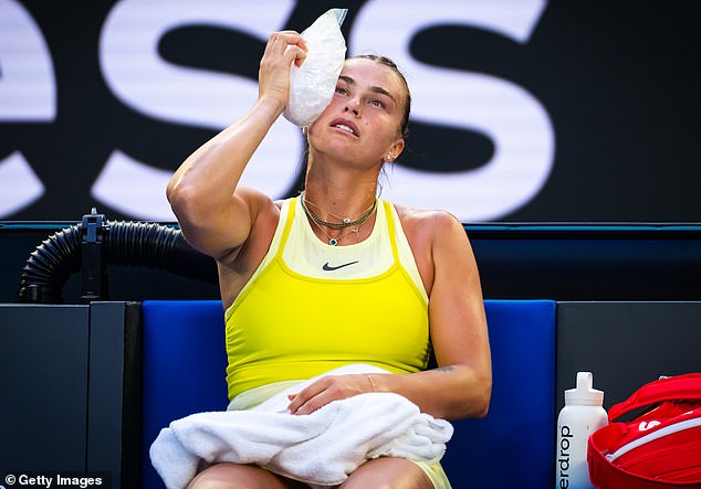 Aryna Sabalenka attacks new pods courtside at Australian Open and insists she's 'not a fan'… after defending champion beats Sloane Stephens in first round