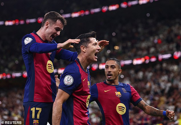 Real Madrid 2-5 Barcelona: Hansi Flick's team achieve a surprising victory over their El Clásico rivals in the Spanish Super Cup final in Saudi Arabia