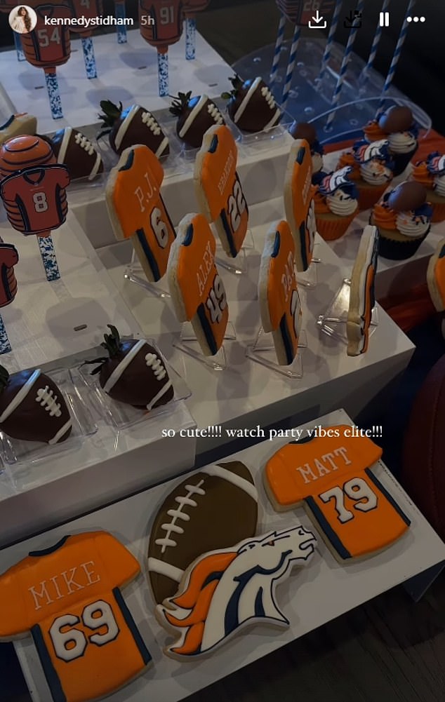 Inside the Denver Broncos WAGs' watch party as the Buffalo Bills eliminate their husbands from the NFL playoffs