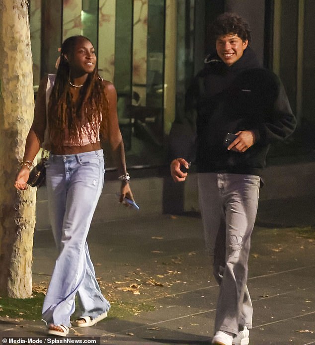 Coco Gauff fuels romance rumors as she steps out with tennis heartthrob Ben Shelton at Australian Open