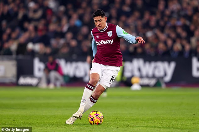 Monaco submit second bid for West Ham star Edson Alvarez after Hammers reject initial loan proposal