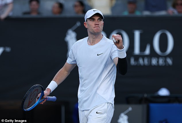 Jack Draper completes his comeback win over Argentina's Mariano Navone, as the British number one overcomes a five-set thriller in the first round of the Australian Open after more than four hours on court.