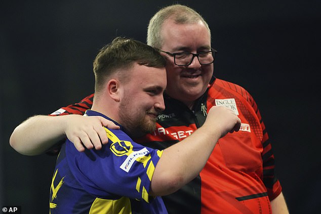 Darts star's behavior towards Luke Littler was 'a bit STRANGE', insists former world championship favorite as he slams 'disappointing' actions