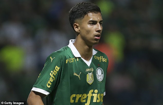 Man City agree £29.4m deal to sign Palmeiras defender Vitor Reis… and the Brazilian will be one of THREE signings this month