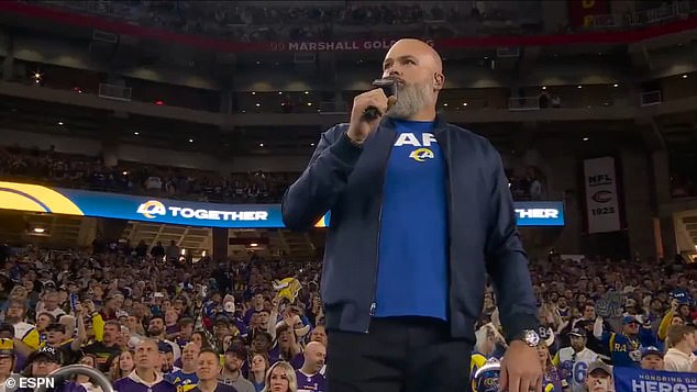 Rams legend Andrew Whitworth issues moving appeal before playoff game amid fire devastation in Los Angeles.