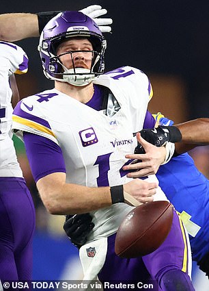 Dave Portnoy delivers brutal verdict on Sam Darnold's dismal performance as Rams crush Vikings quarterback in wild-card win