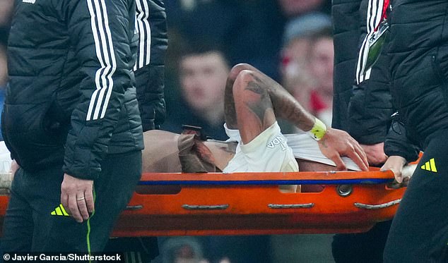 Arsenal fear Gabriel Jesus will be out for the rest of the SEASON due to a serious knee injury suffered in the FA Cup defeat to Man United.