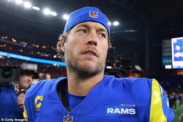 Emotional Matthew Stafford delivers rallying cry in Los Angeles as he reveals wildfires motivated Rams to playoff victory.