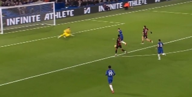 Cole Palmer embarrasses Bournemouth goalkeeper with STRANGE skill as he hits Premier League milestone with Chelsea's first goal against the Cherries.