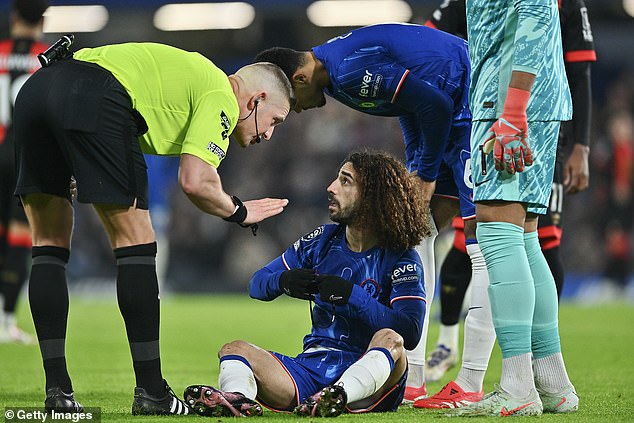 Revealed: The reason behind VAR's cryptic three-word message to referee Robert Jones that led to the controversial decision NOT to send off Bournemouth star David Brooks after he pulled Marc Cucurella by the hair.