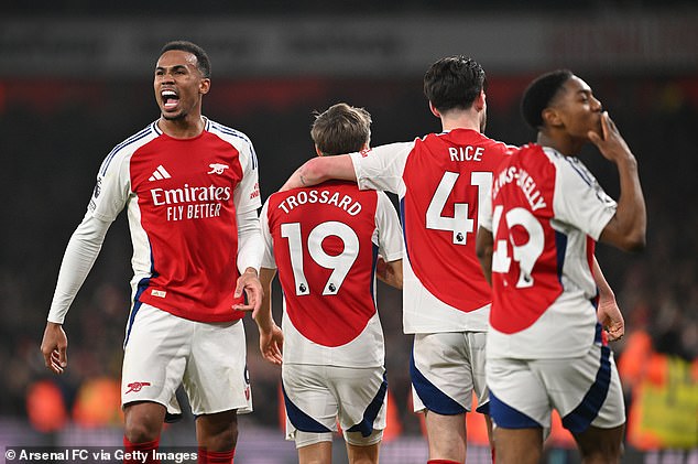 Arsenal 2-1 Tottenham: Gunners revive Premier League title hopes with comeback in north London derby