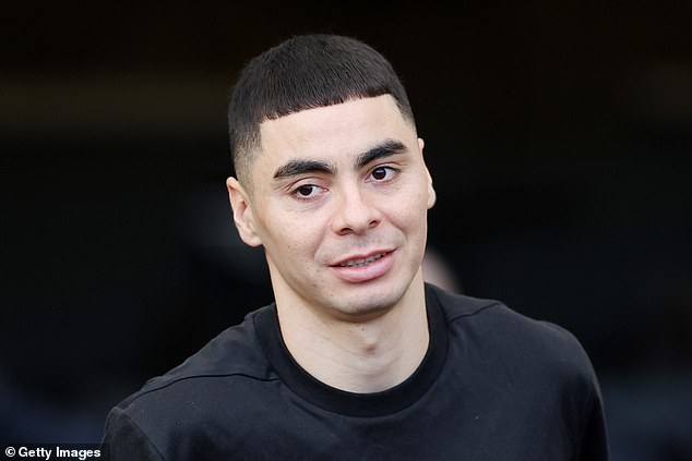 Newcastle set to accept Atlanta United's £10m bid for disgraced winger Miguel Almirón… and Magpies unlikely to sign replacement despite Harvey Barnes injury