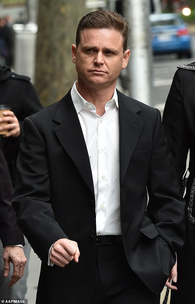 Australian champion sports star Danny Nikolic is charged after allegedly becoming trapped in a house while trying to steal jewelery and luxury handbags.