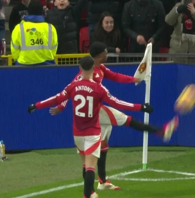 Amad Diallo was rescued by Manchester United fans after FORGETTING to claim the match ball, following their stunning hat-trick-inspired victory over Southampton.