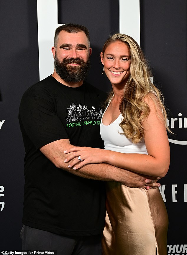 Kylie Kelce details Jason's 'walk of shame' through her college campus early in their relationship