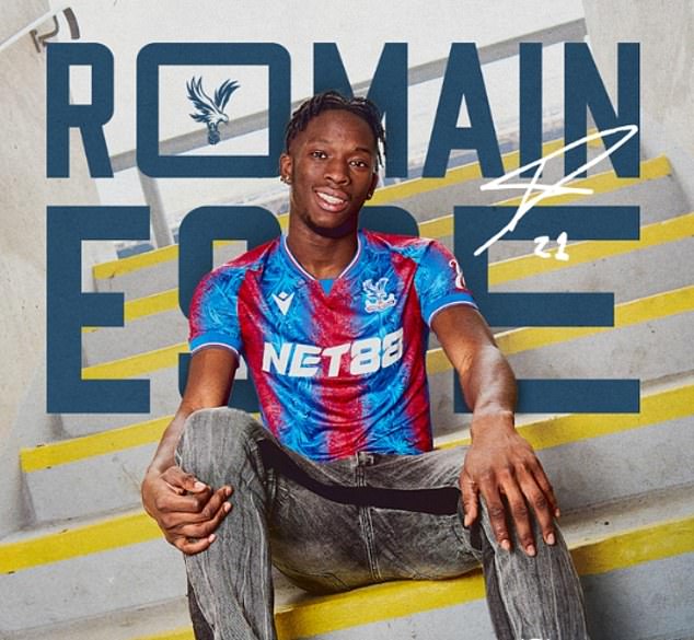 Crystal Palace announce signing of Romain Esse from Milwall for £14.5m as England Under 20 star joins on five-and-a-half-year deal