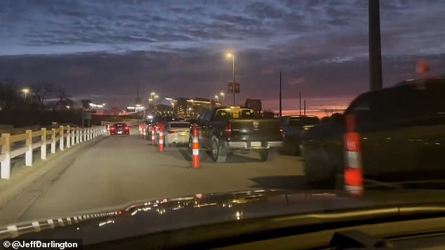 Hordes of Kansas City Chiefs fans line up outside Arrowhead to start drinking alcohol hours before Texans game