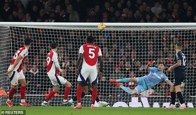 Paul Merson singles out the Arsenal player for his role in the “worst defensive goal of the weekend”, while Ollie Watkins scored the dramatic equalizer for Aston Villa.