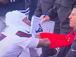 Shocking moment: Houston Texans star PUSHES his coach seconds into NFL playoff game against Kansas City Chiefs