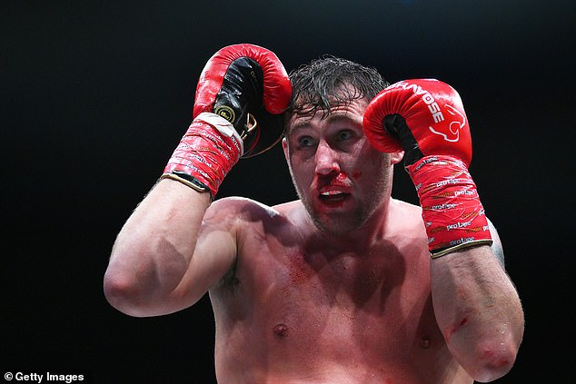 Darren Till is a bloody MESS after his nose was broken during his boxing debut against Anthony Taylor as the former UFC star was left shocked by the attack