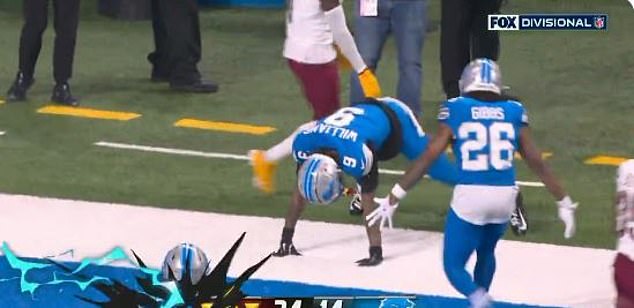 Detroit Lions star Jameson Williams shocks fans with sexual touchdown celebration against Washington Commanders