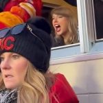 New Footage of Taylor Swift Watching Chiefs Playoff Game Shows Expletive-Laden Response to Travis Kelce's Game