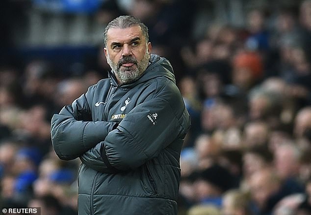 Furious Tottenham manager Ange Postecoglou responds to BBC journalist with sarcastic comment after his team's dismal 3-2 defeat to Everton.