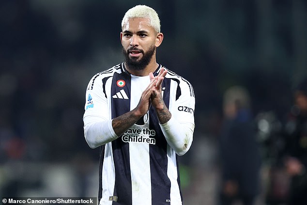 Manchester City are weighing up the possibility of signing Juventus midfielder Douglas Luiz just six months after his departure from Aston Villa… with Omar Marmoush set for a medical ahead of his £63million move from Frankfurt.