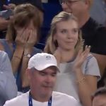 Touching moment as Alex de Minaur's mother breaks down in tears and hugs Katie Boulter, as the Australian star achieves a major milestone in her career