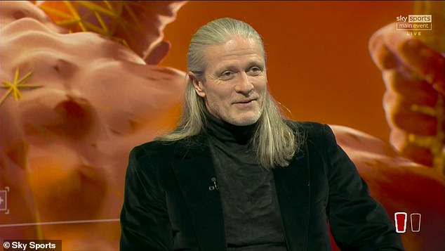 Fans can't get enough of Emmanuel Petit on Monday Night Football and claim the former Arsenal star 'looks a billion dollars' as a doppelganger of Legolas and Lucius Malfoy.