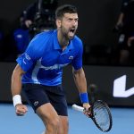 Novak Djokovic battles injury to defeat Carlos Alcaraz in thrilling Australian Open quarter-final match… as coach Andy Murray looks on