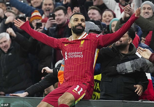 Liverpool 2-1 Lille: Reds' unrivaled European run continues as Mohamed Salah scores his 50th Champions League goal against 10-man Lille