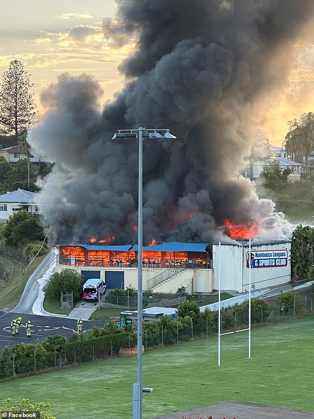 Nambucca Leagues Club: Massive fire destroys one of Australia's best-loved sporting clubs, erasing 70 years of history and leaving community devastated