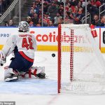 Washington Capitals star blames tray of cheesy nachos for bizarre mistake against Edmonton Oilers