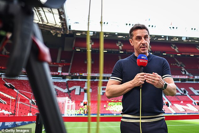 Gary Neville receives sensational backing to become Man United MANAGER as the MOTD legend insists he is the only man who can save faltering giants as the club's “blood runs through his veins” – leaving Jamie Carragher in stitches.