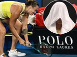 An emotional Aryna Sabalenka breaks her racket and hides her head in her towel after losing the Australian Open final to Madison Keys