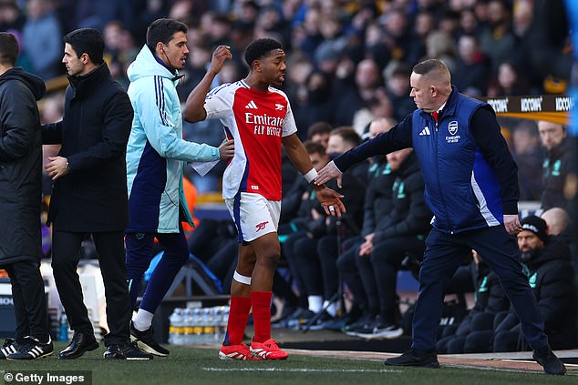 Premier League launch statement after Myles Lewis-Skell of Arsenal is sent controversial against Wolves