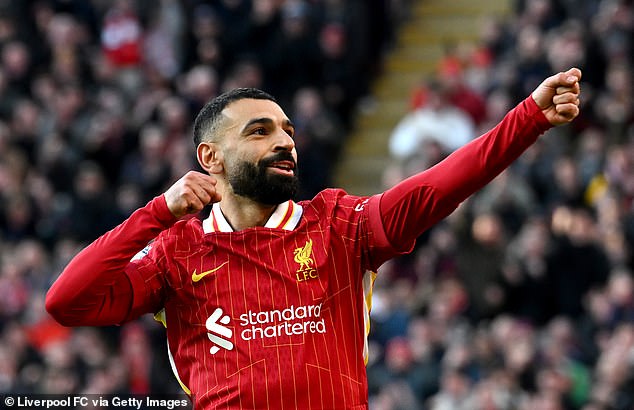 Liverpool 4-1 Ipswich: Mohamed Salah hits century of Premier League goals at Anfield as leaders cruise to victory over Tractor Boys