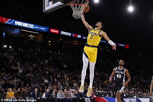 The Indiana Pacers do not enjoy a Dej-Vu in Paris while Tyrese Haliburton inspires an emphatic NBA victory for 136-98 over the San Antonio Spurs, while Victor Wembanyama is denied a dream Au Revoir, writes Luke Augustus