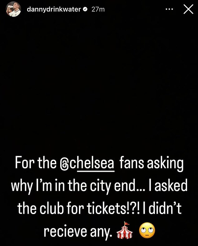 The former Chelsea star and Premier League winner appears to brand the club a CIRCUS on social media after fans criticized him during Man City's defeat.