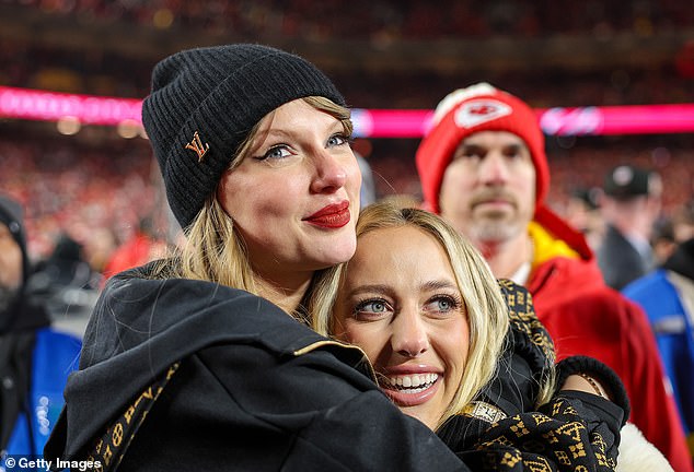 The new video reveals what Taylor Swift told Brittany Mahomes while celebrating the bosses who arrived at Super Bowl